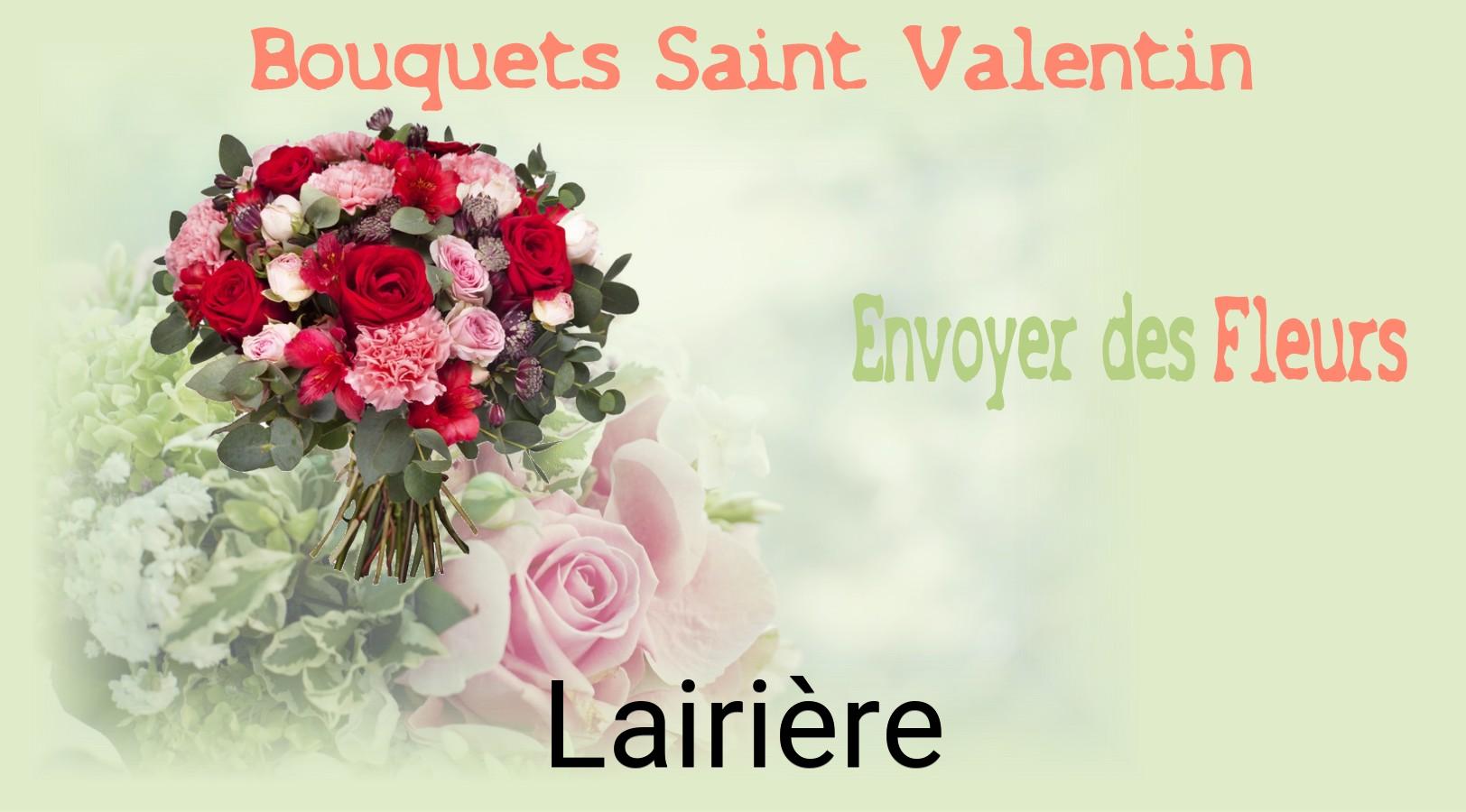 Roses de Saint-Valentin livrées à Lairière